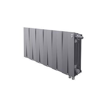 Радиатор ROYAL THERMO PianoForte 300 12С 96/38 НП серебристый матовый