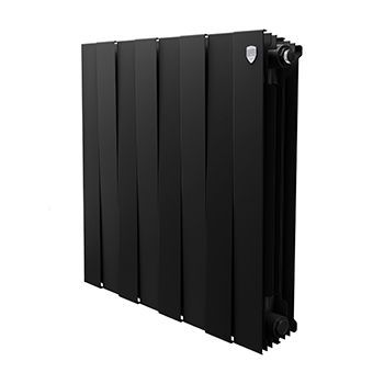 Радиатор ROYAL THERMO PianoForte 500 8С 64/60 БП черный матовый