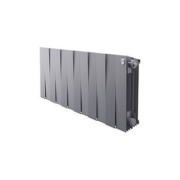 Радиатор ROYAL THERMO PianoForte 300 12С 96/38 БП серебристый матовый
