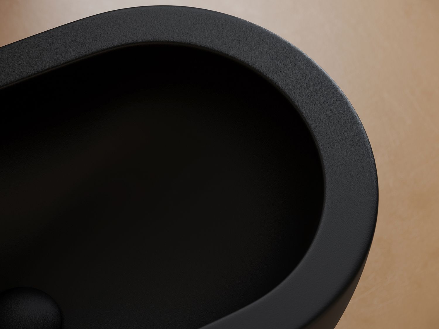 Биде подвесное CERAMICANOVA Uno CN11002MB черный матовый
