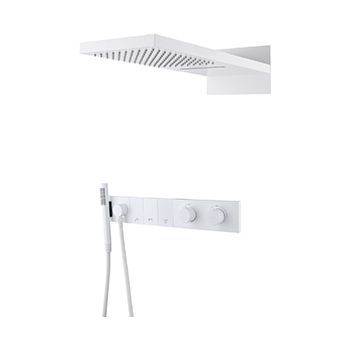 Душевой комплект BOHEME Zodiac 133-MW White Matt