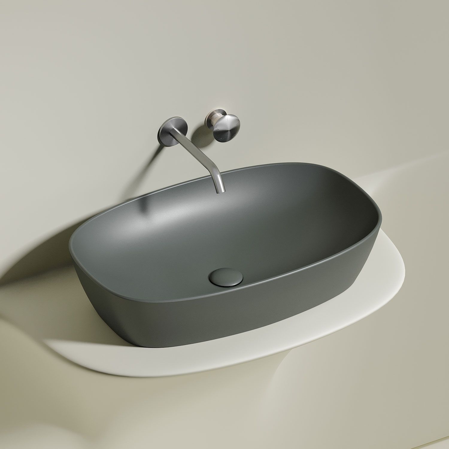 Раковина CERAMICANOVA Element CN6049MH 60 антрацит матовый