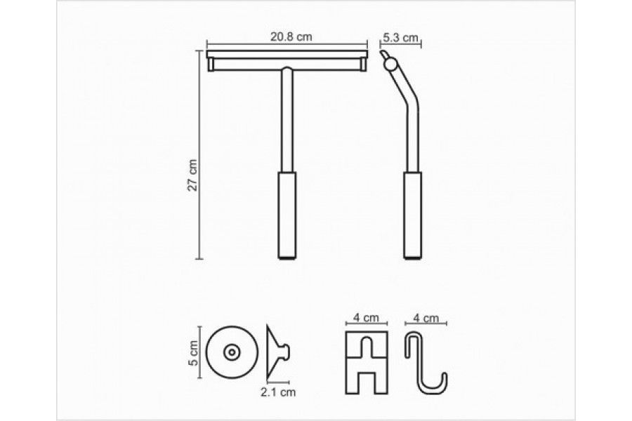 Скребок для душевой кабины WASSERKRAFT K-211