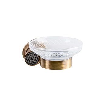 Мыльница BOHEME Royal Cristal 10923-BR-B Bronze/Black