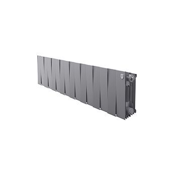 Радиатор ROYAL THERMO PianoForte 200 16С 128/28 БП серебристый матовый