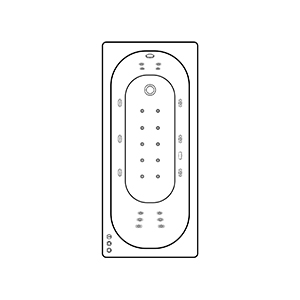 Гидромассаж ASD SPA (6дж+6дж+4дж+10 аэро)