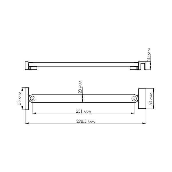 Фиксатор для шторки WASSERKRAFT D162