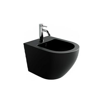 Биде подвесное CERAMICANOVA Uno CN11002MB черный матовый