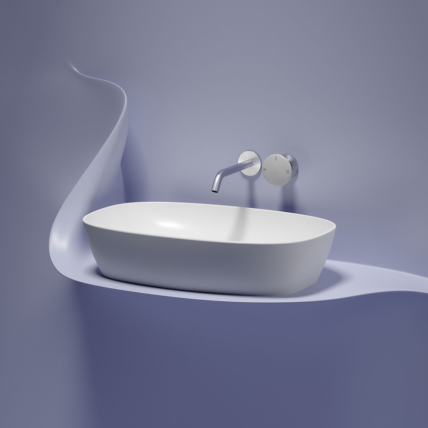 Раковина CERAMICANOVA Element CN6049MW 60 матовый