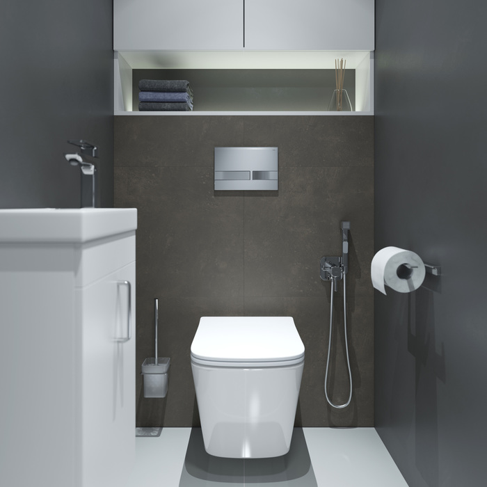 Кнопка смыва IDDIS Unifix UNI06CHi77 хром глянцевый