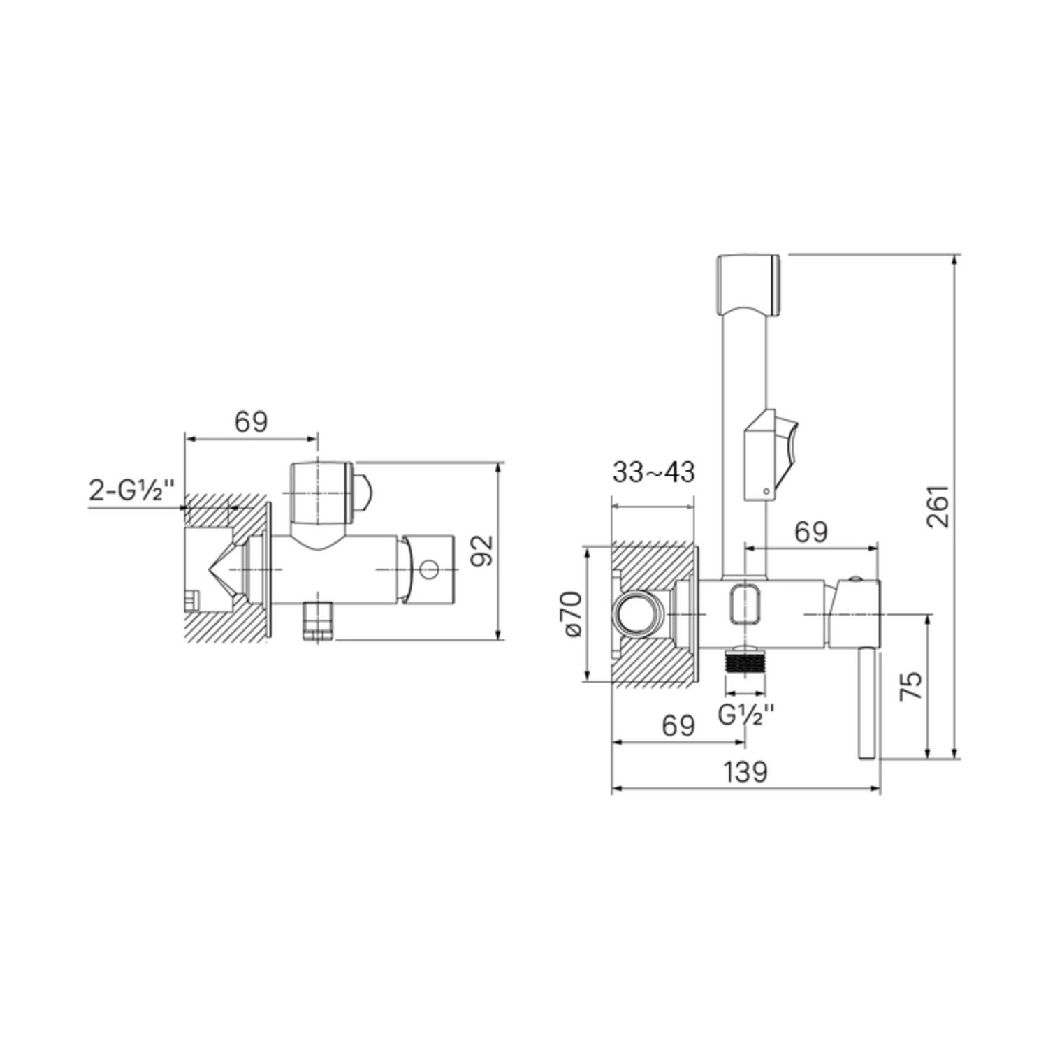 Гигиенический комплект IDDIS Axes 003WTR0i08