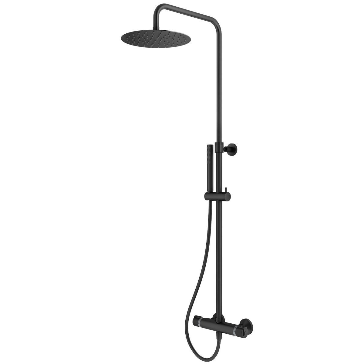 Душевой комплект PLUMBERIA Ixo KITXO6302NO210 черный матовый