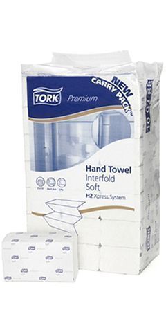 Tork Xpress листовые полотенца сложения Multifold мягкие 100288, в коробке 21 пачка