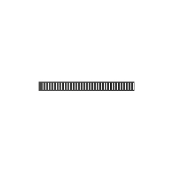 Решетка ALCAPLAST PURE-300BLACK матовая