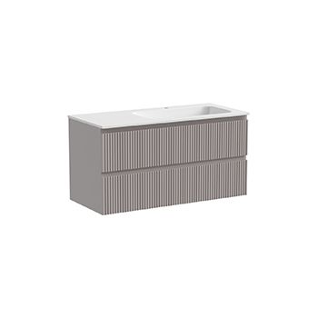 Тумба с раковиной SANCOS Snob R 100 R Doha Soft
