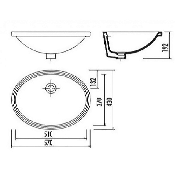 Раковина CREAVIT TP216 51x37