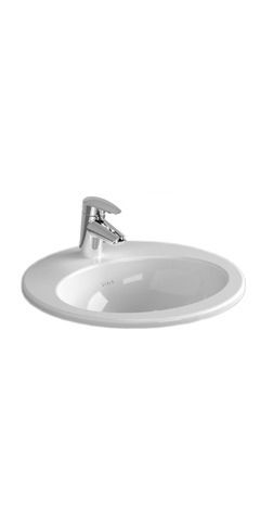 Раковина накладная VITRA S20 55 см, овальная