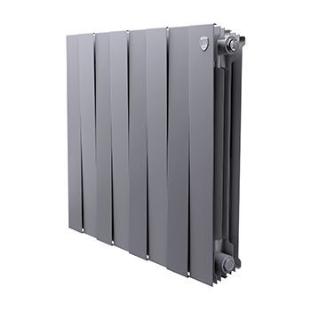 Радиатор ROYAL THERMO PianoForte 500 8С 64/60 БП серебристый матовый