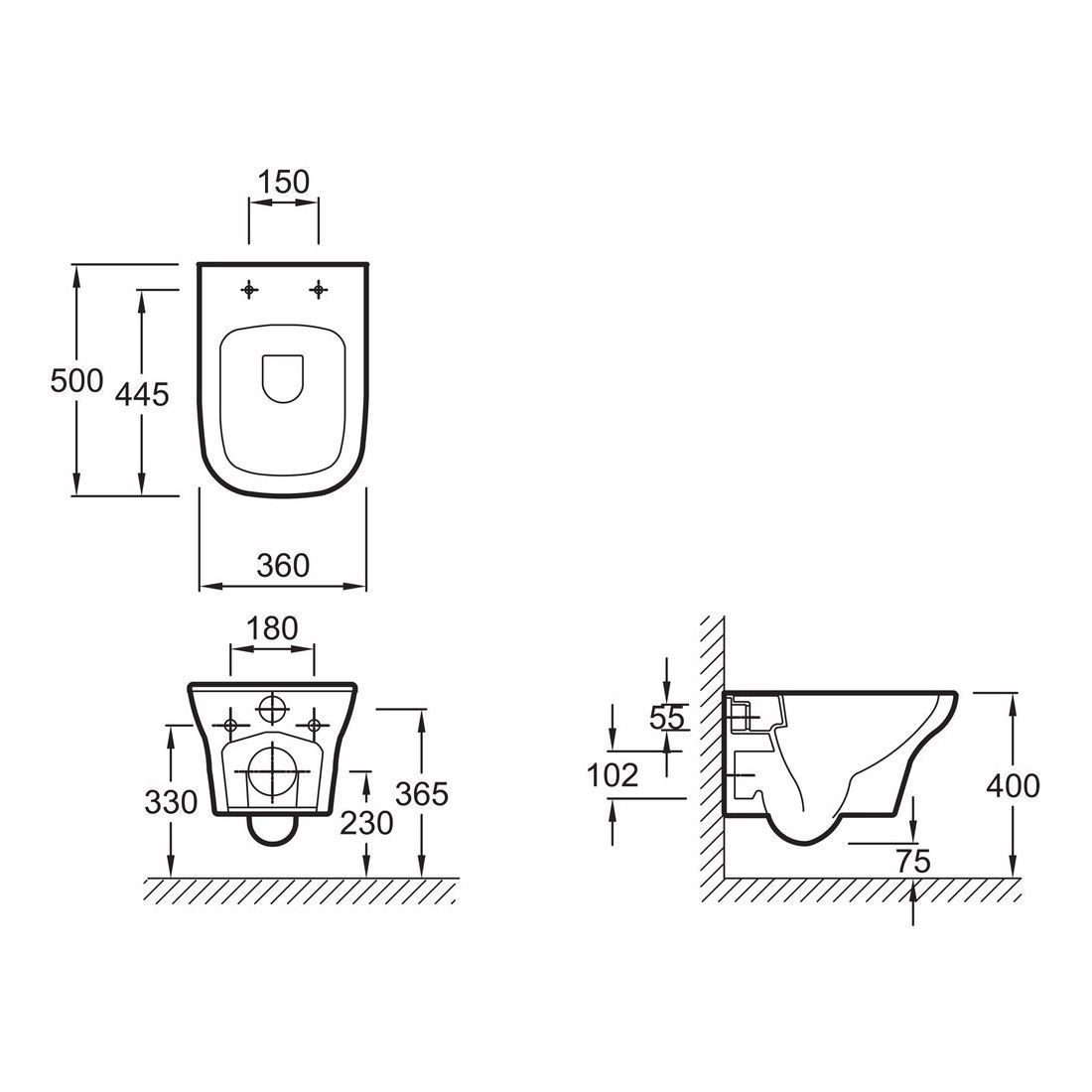 Комплект JACOB DELAFON Vox E21772RU-00