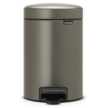 Ведро для мусора BRABANTIA NewIcon 113246 3 л, платиновый