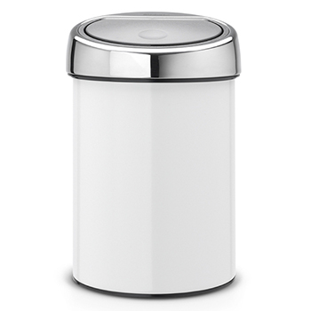 Ведро для мусора BRABANTIA Touch Bin 3 л, белый
