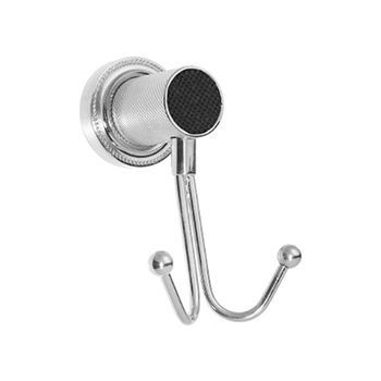 Крючок BOHEME Royal Cristal двойной 10926-CR-B Chrome/Black