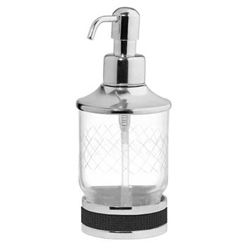 Дозатор жидкого мыла BOHEME Royal Cristal 10929-CR-B Chrome/Black