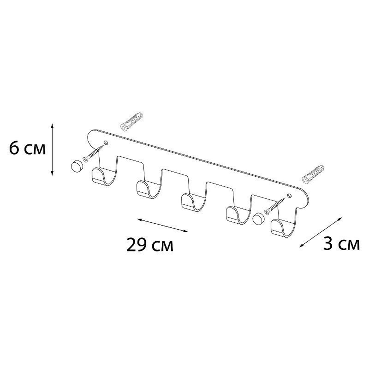 Крючок FIXSEN Practica FX-805-5