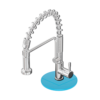 Подставка под кран KITKRAKEN Circle Blue SMC-1.5005