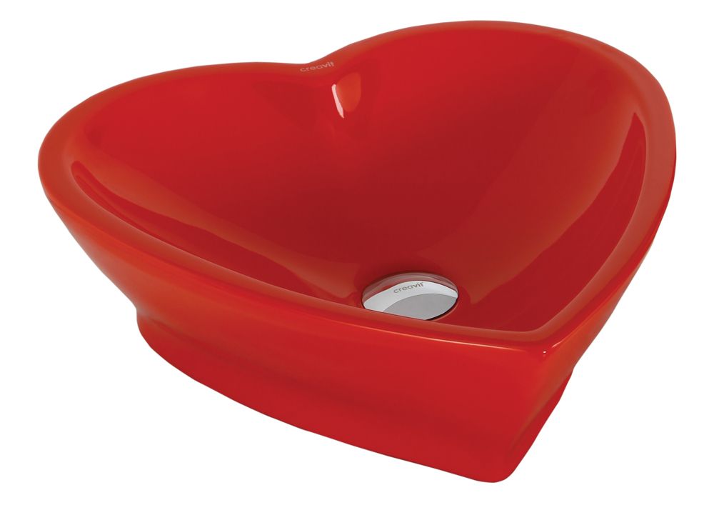 Раковина CREAVIT TP149-00KI00E-0000 45x45 красная