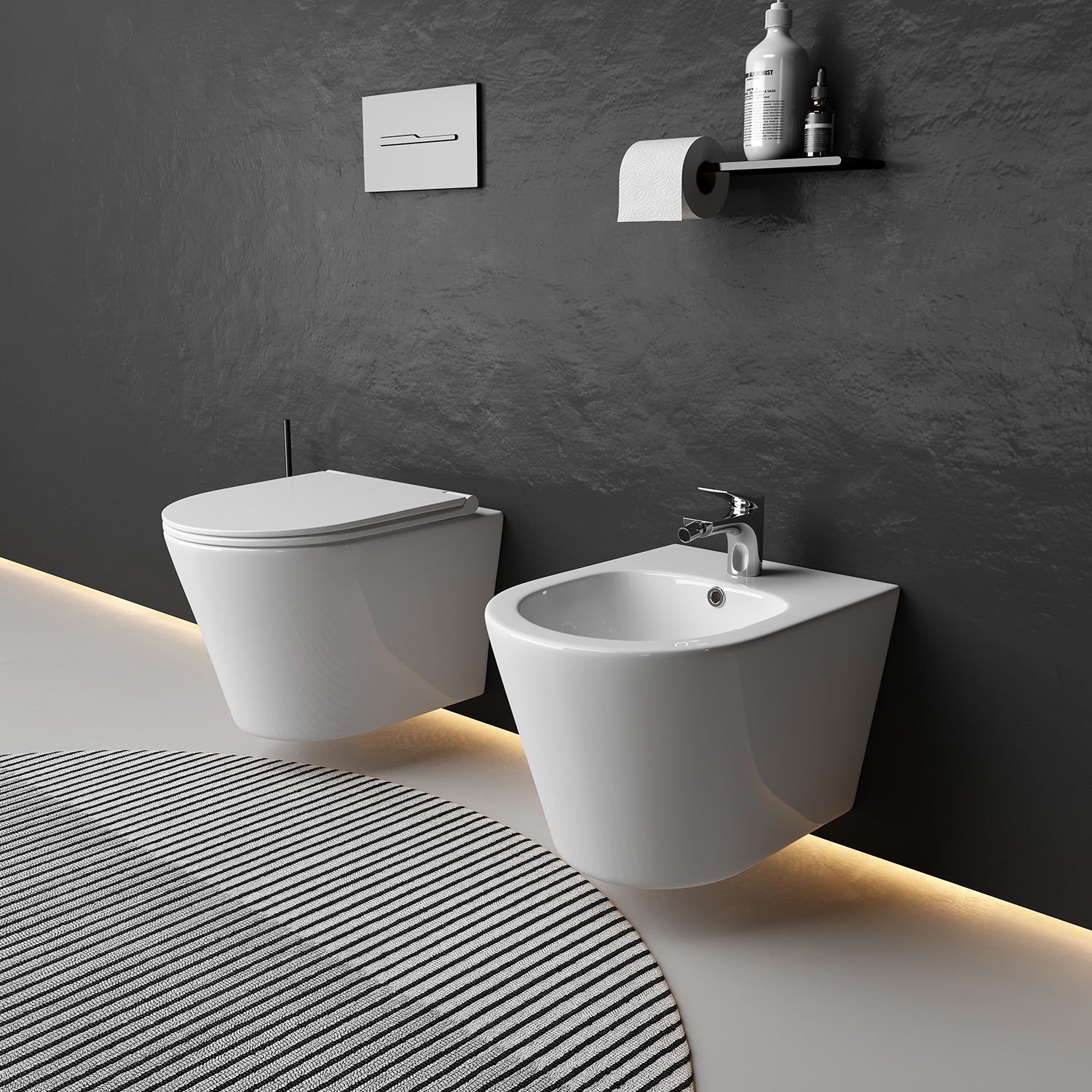 Биде подвесное CERAMICANOVA Forma CN3012