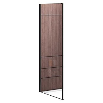 Неподвижная стенка KORAL SPD90-B 90x195 черный матовый