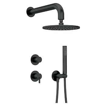 Душевой комплект DEANTE Silia NQS_N9YK черный матовый