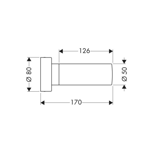 Светильник настенный AXOR Uno 41556000