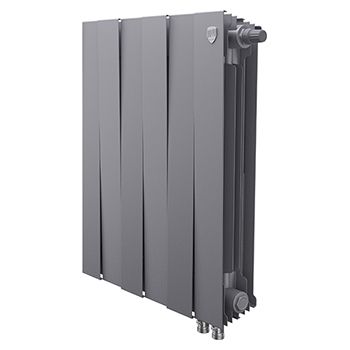 Радиатор ROYAL THERMO PianoForte 500 6С 48/60 НП серебристый матовый