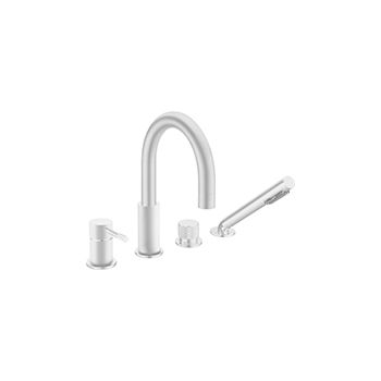 Смеситель на борт ванны BOHEME Uno 460-MW White Matt