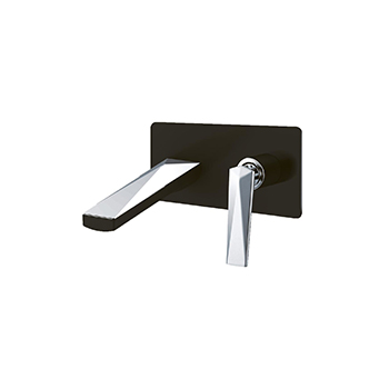 Встраиваемый смеситель BOHEME Venturo 375-B Black/Chrome