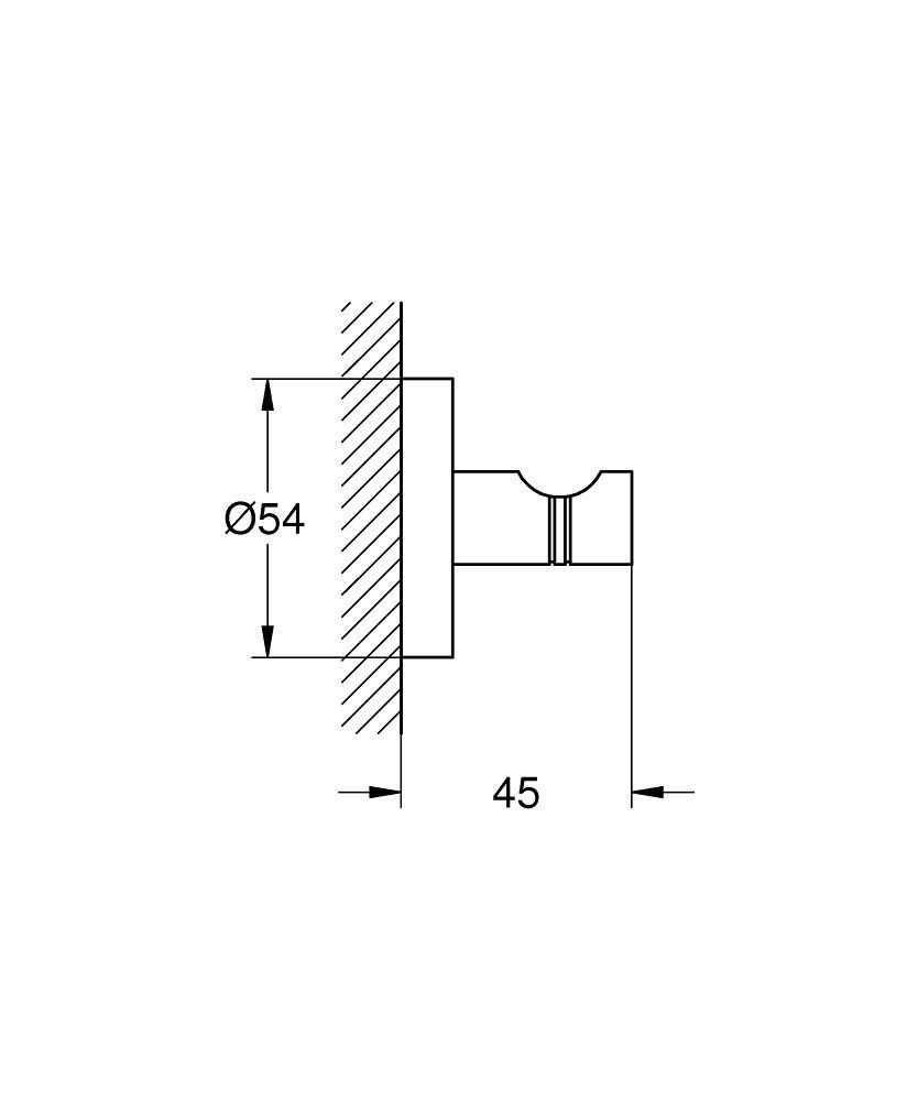 Крючок GROHE Essentials 40364DC1
