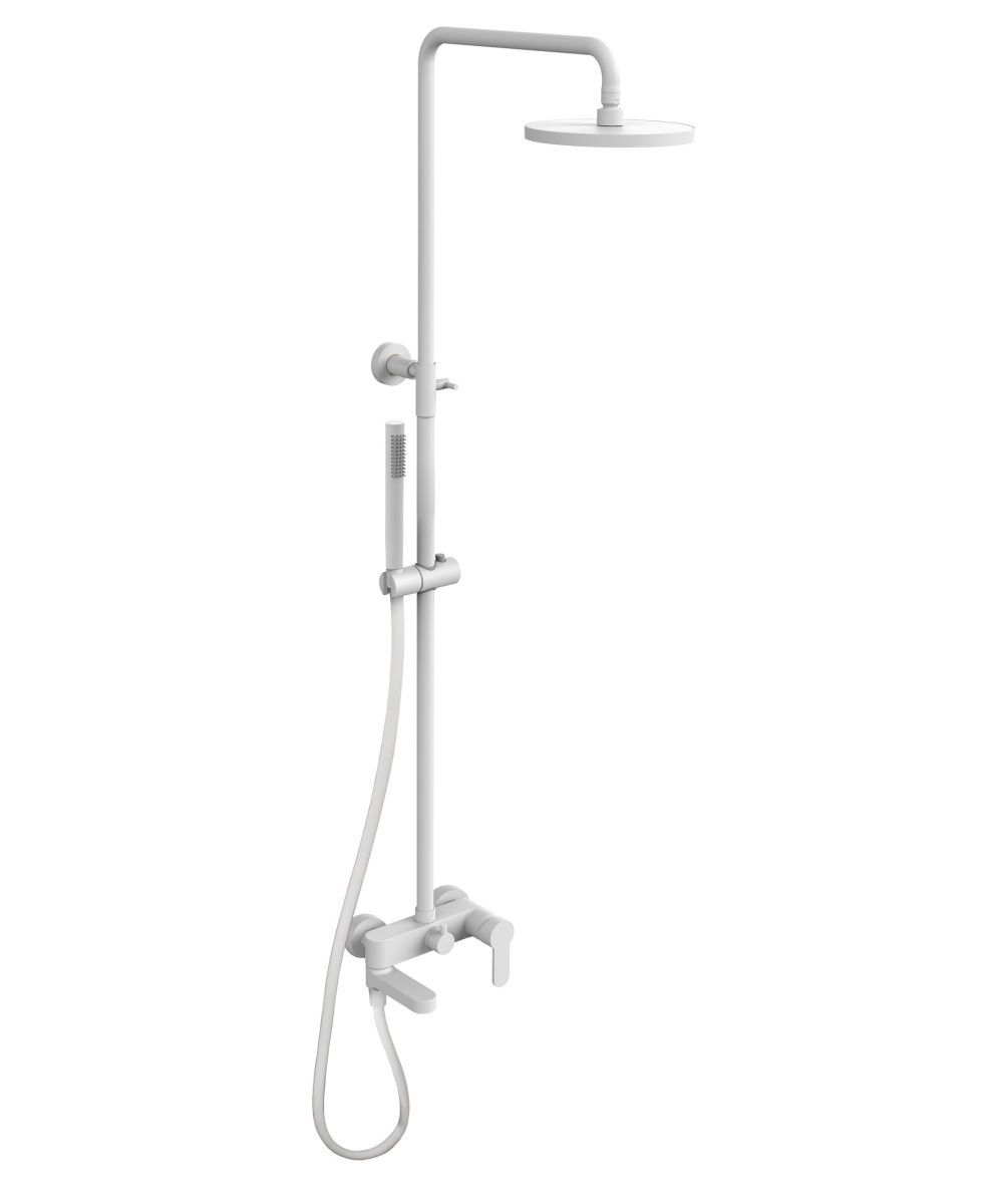Душевой комплект PAFFONI Light KITCOL632BO006 белый матовый