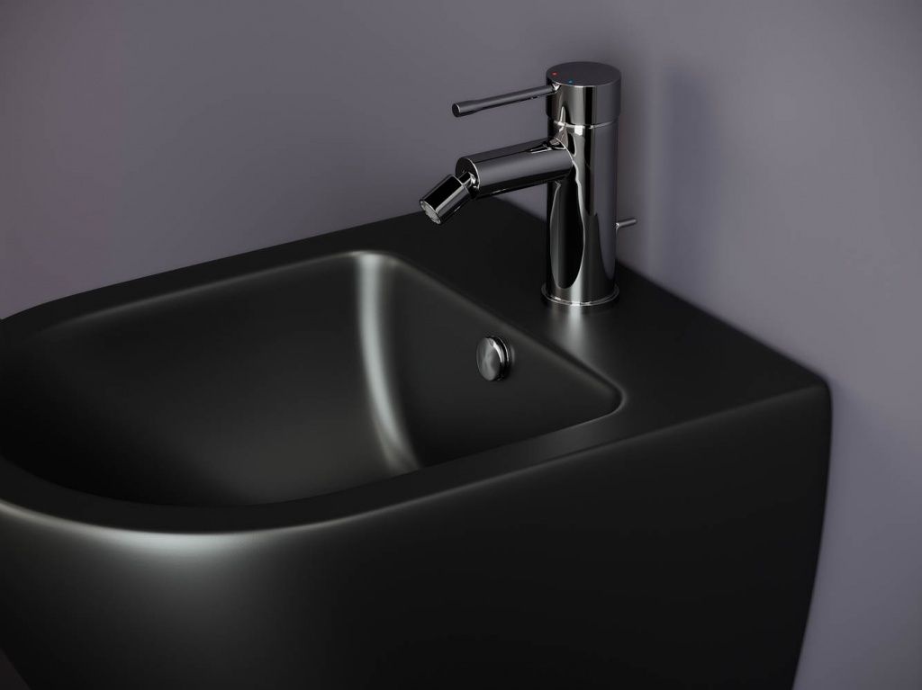Биде подвесное CERAMICANOVA Metropol CN4003MB черный матовый