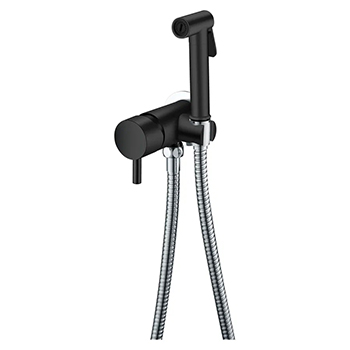 Гигиенический комплект BOHEME Uno 467-BCR Black/Chrome