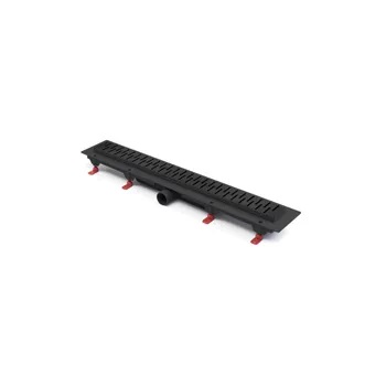 Дренажный канал MCH Medium CH 750/50 MC Black с решеткойи бок. сливом, D50