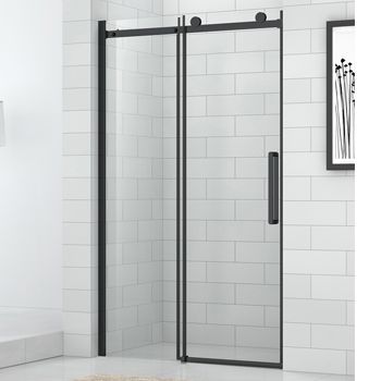 Дверь в нишу ROTH OBZD2 140x195 профиль black elox