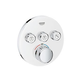 Встраиваемый смеситель GROHE Grohtherm SmartControl белая луна 29904LS0