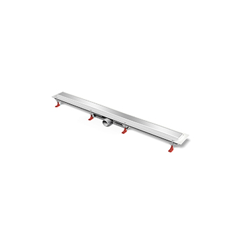 Дренажный канал MCH Klasik/Floor CH 1050/50 KN с решеткой, бок. сливом и нерж. рамкой, D50