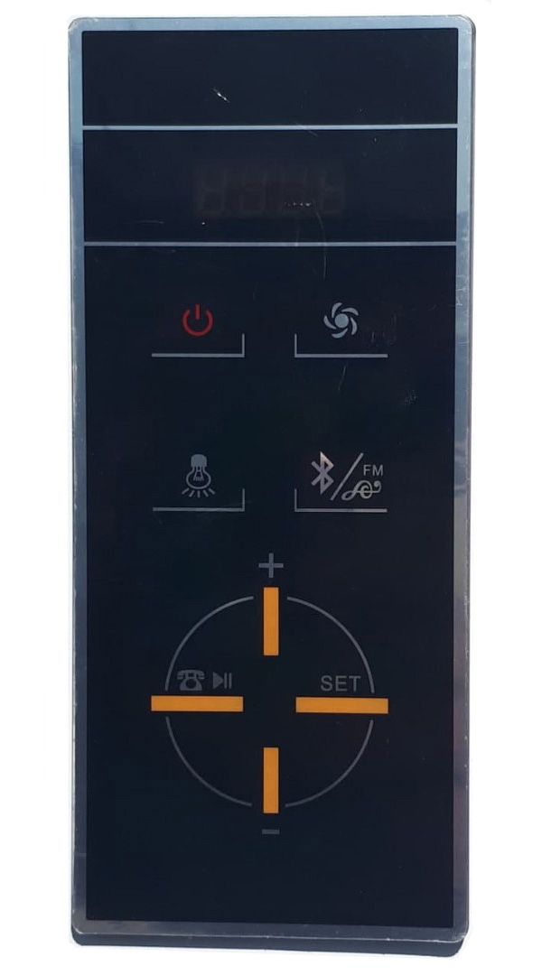 Сенсорный пульт bluetooth: радио FM, подсветка, вентиляция, подключение телефона PARLY 7977
