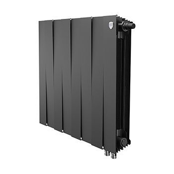 Радиатор ROYAL THERMO PianoForte 500 8С 64/60 НП черный матовый