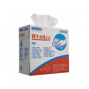 Протирочные салфетки KIMBERLY-CLARK WypAll Х50 многоразового пользования, в упаковке 10 пачек