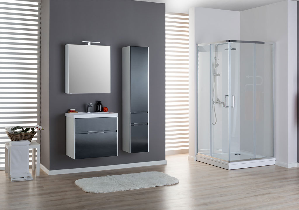 Зеркальный шкаф AQUANET Латина 70