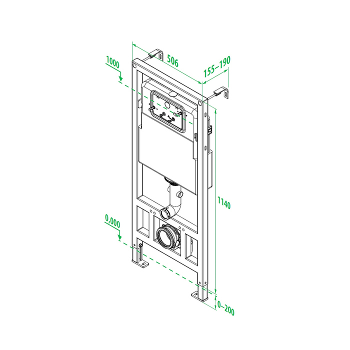 Инсталляция для унитазов IDDIS Neofix NEO0000I32